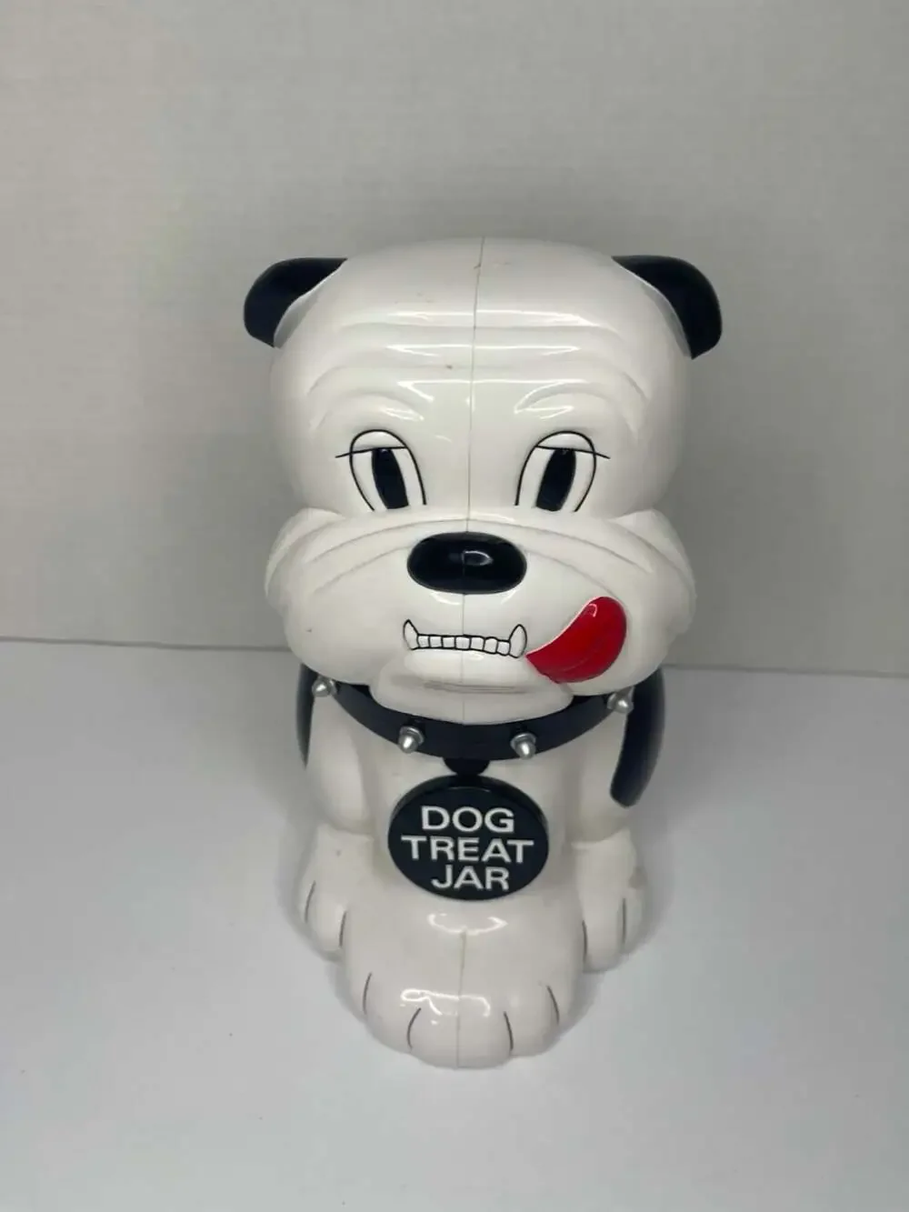 (Works) Vintage Fun-Damental Too Ltd. Electronic Barking Dog Treat Jar
